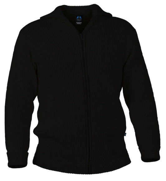 Hochwertige Troyer-Jacke aus 100% Schurwolle in der Farbe Schwarz - Schwarz