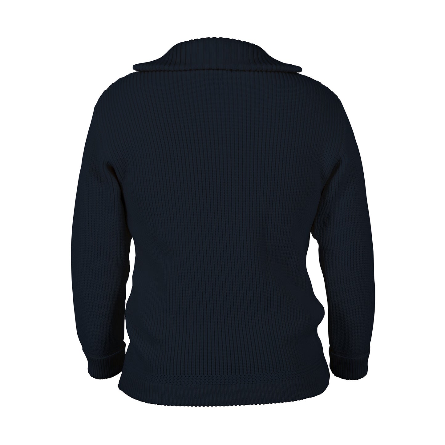 Hinteransicht der Troyer-Jacke aus 100% Schurwolle