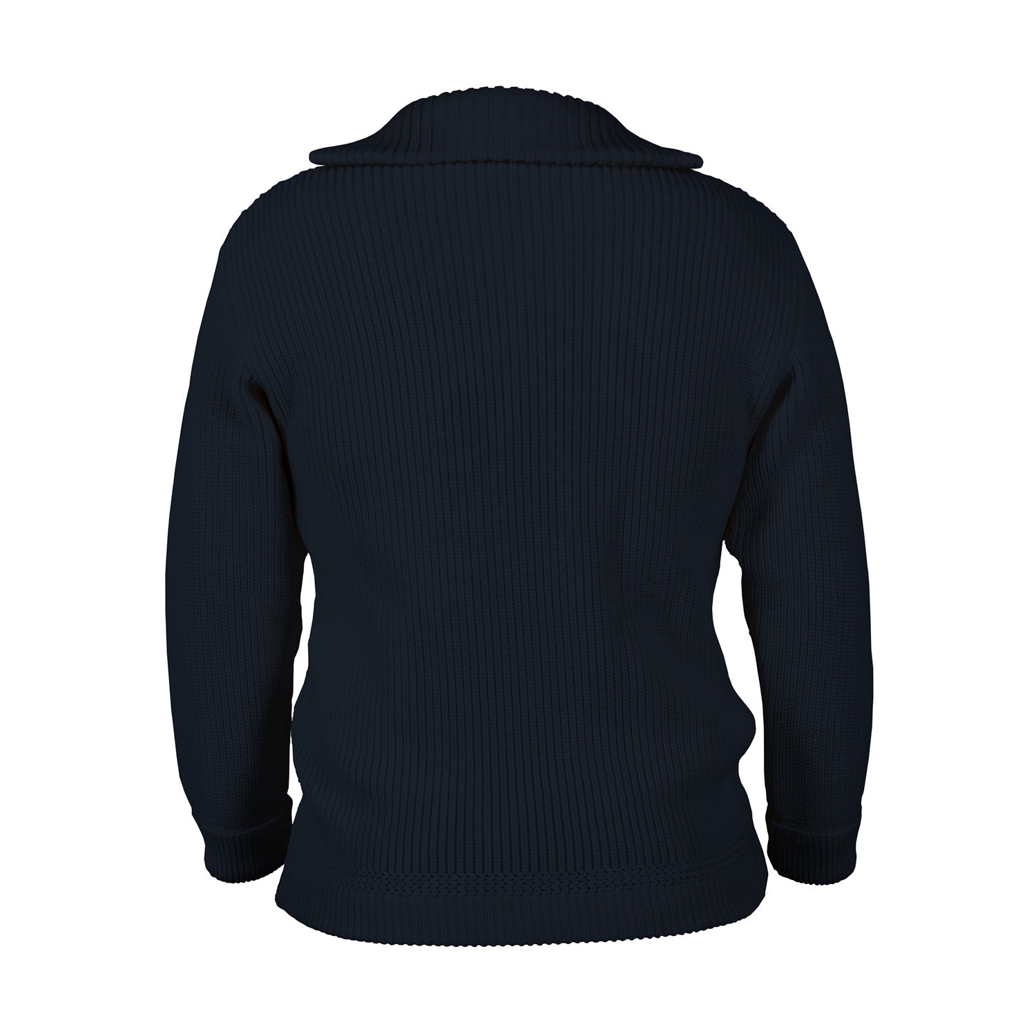 Hinteransicht der Troyer-Jacke aus 100% Schurwolle