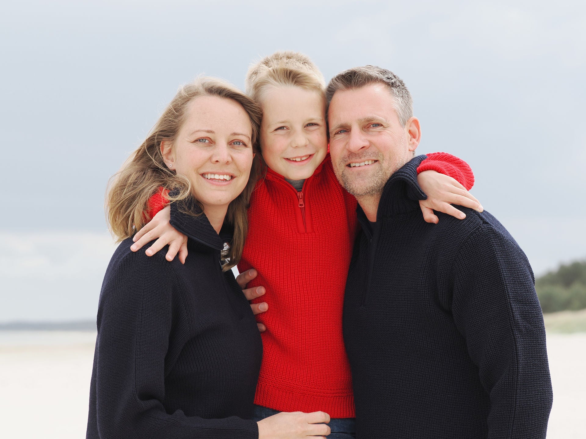 Familie mit Troyern von Blauer Peter am Meer