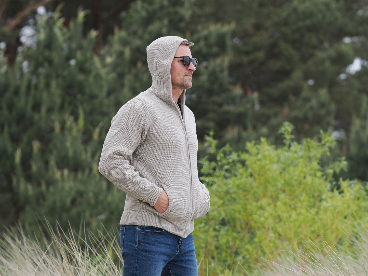 Kapuzen-Troyer-Jacke