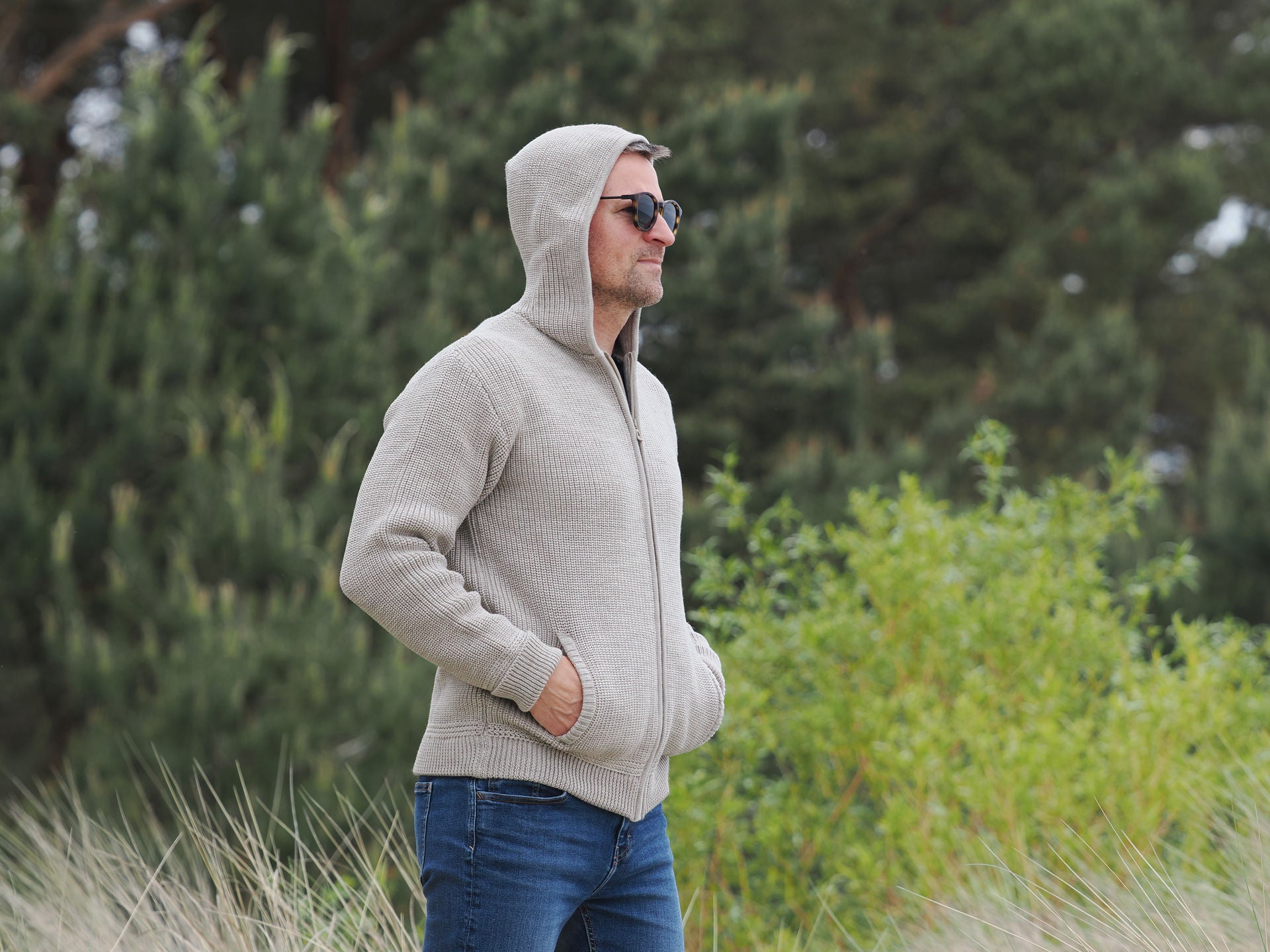 Kapuzen-Troyer-Jacke