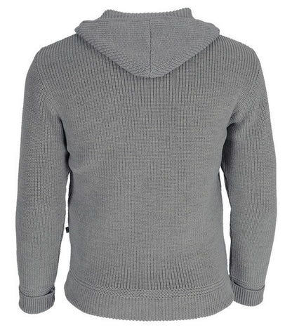 Rückansicht der Kapuzen-Troyer-Jacke