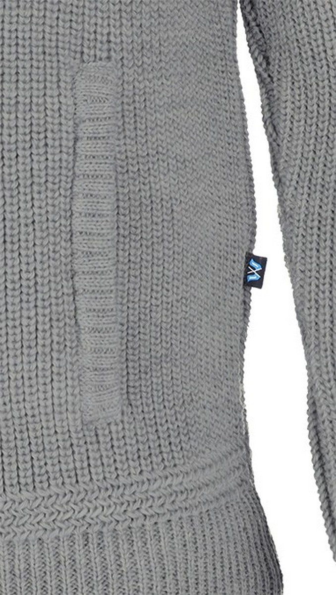 Nahansicht auf die gestrickte Tasche