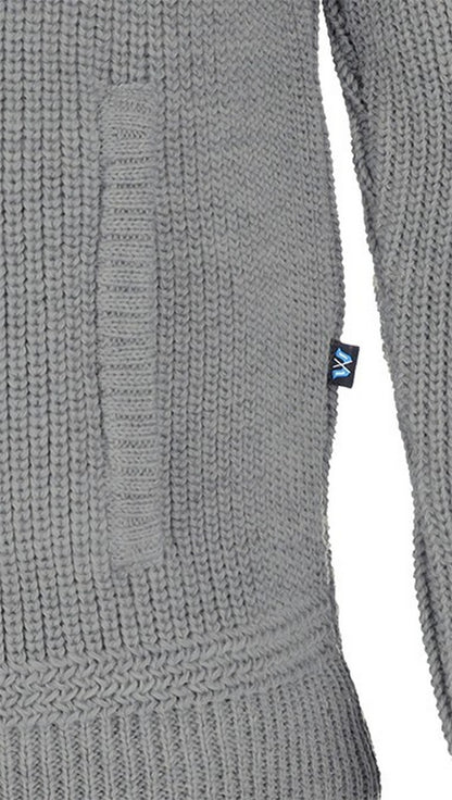 Nahansicht auf die gestrickte Tasche