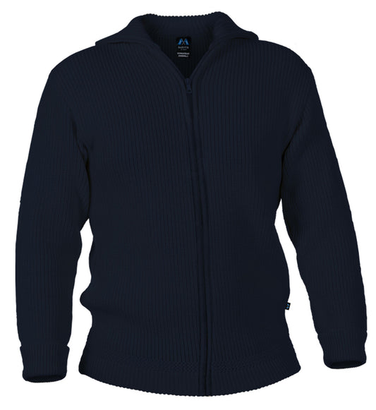 Hochwertige Troyer-Jacke aus 100% Schurwolle in der Farbe Marineblau - Marine