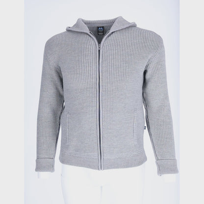 Merino-Kapuzen-Troyer-Jacke